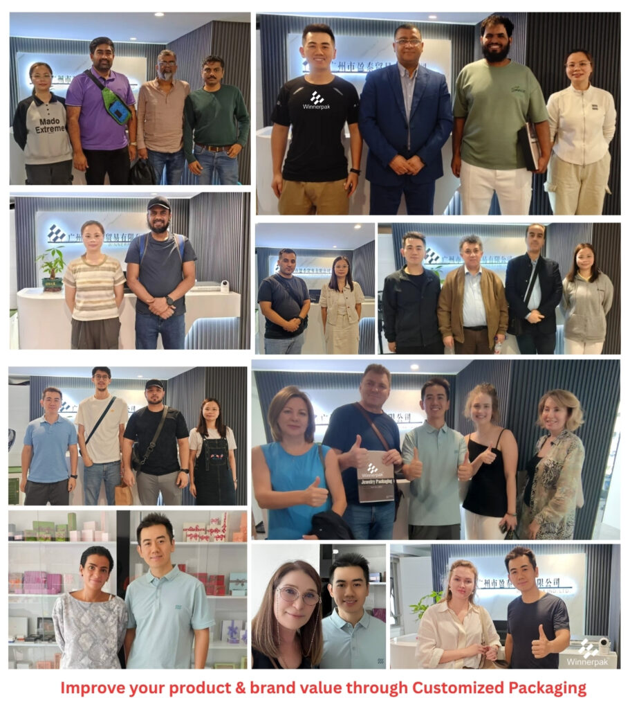 Winnerpak showroom with customers