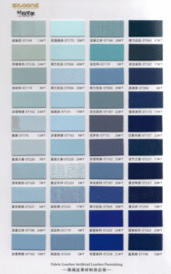 blue leather PU color swatch