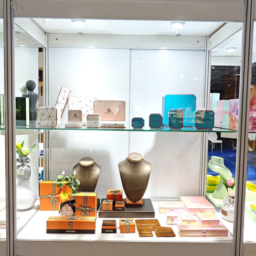 bespoke jewelry box and window display