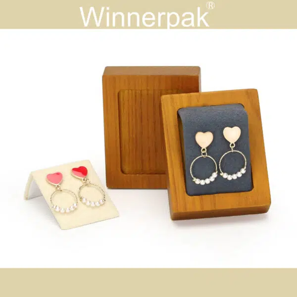 Wooden Jewelry Set Display A - 图片 2
