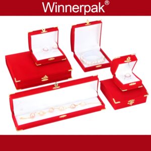 jewelry flocked boxes wholesale