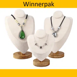 Bamboo Base Necklace Stand