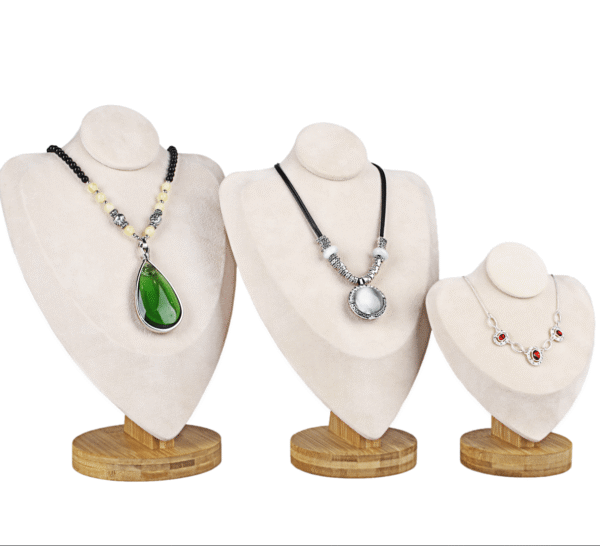 Bamboo Base Necklace Stand - 图片 2