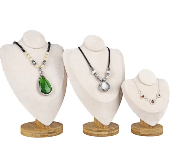 Bamboo Base Necklace Stand - 图片 2