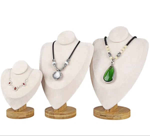 Bamboo Base Necklace Stand - 图片 4