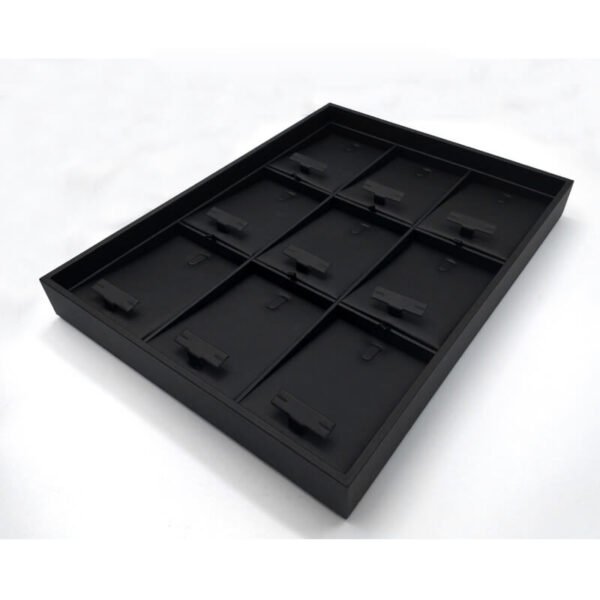 Leatherette 3X3 Earring Tray - 图片 2