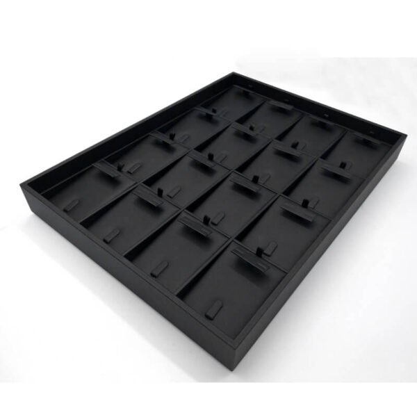 4X4 Leathrette Earring-Ring Tray - 图片 2