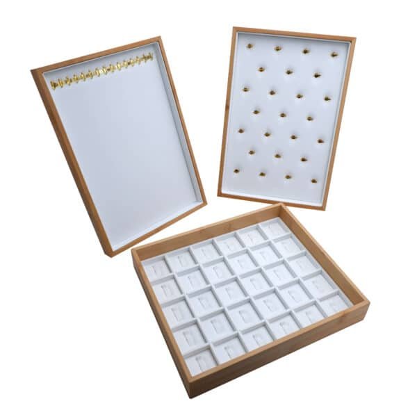 Bamboo Wood Display Tray - 图片 6