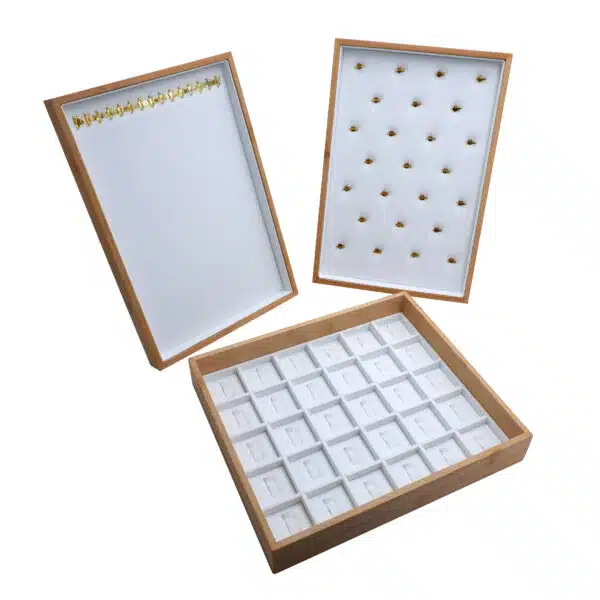 Bamboo Wood Display Tray - 图片 6
