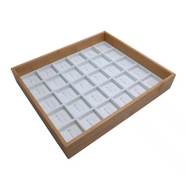 Bamboo Wood Display Tray - 图片 2