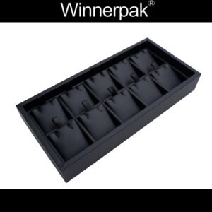 5X2 Leatherette Earring Tray