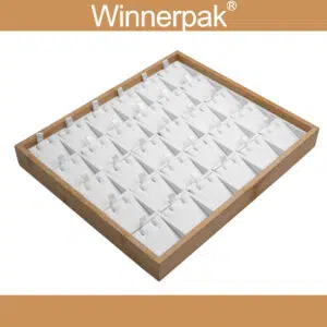 5X6 Bamboo Earring Tray
