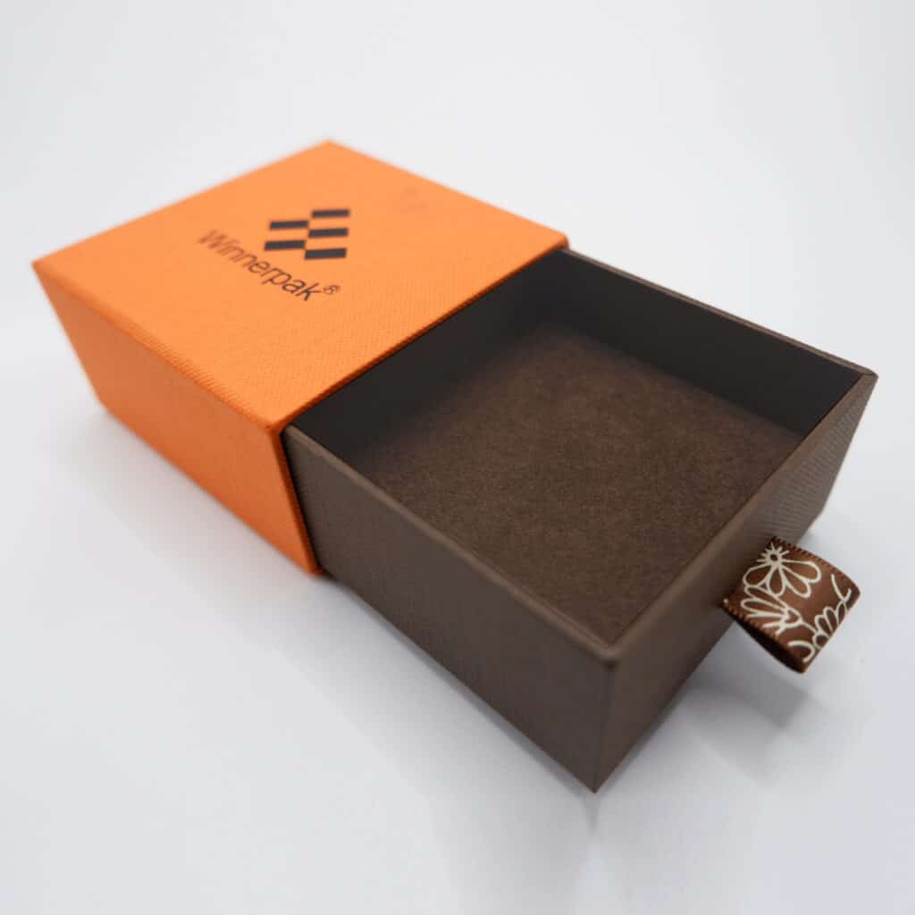 sustainable drawer paper box for jewelry packaging