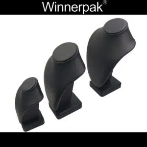 A Series Black Leatherette Bust