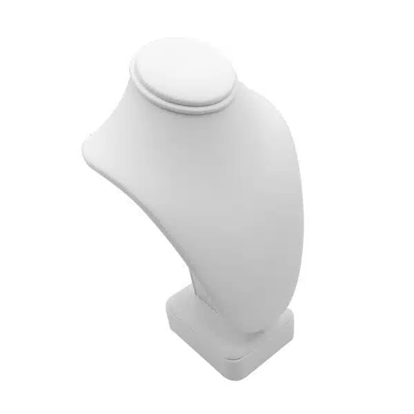 A Series White Leatherette Bust - 图片 4