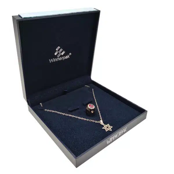 leatherette box for jewellery set