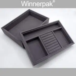 Micro Fiber Suede Grey Tray