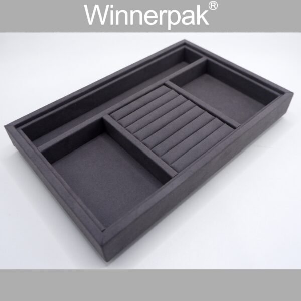 Micro Fiber Suede Grey Tray - 图片 4
