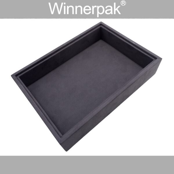 Micro Fiber Suede Grey Tray - 图片 2
