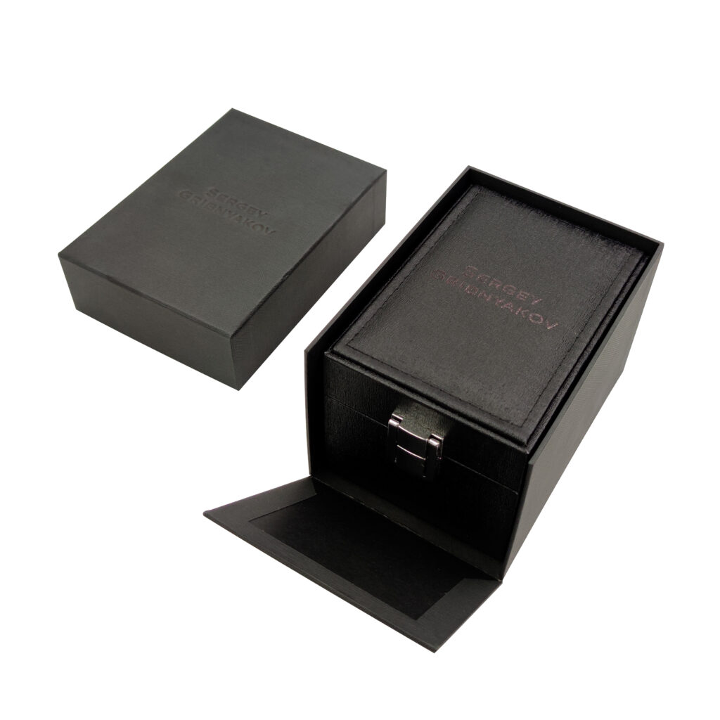China single leatherette watch box for men's watch packaging