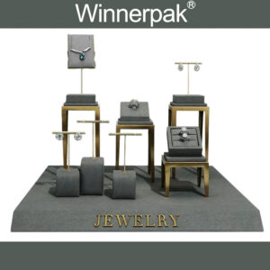 Retail jewelry counters display micro fiber
