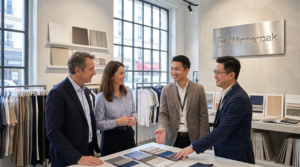 Customers visit Winnerpak for gift pouch bag cooperation